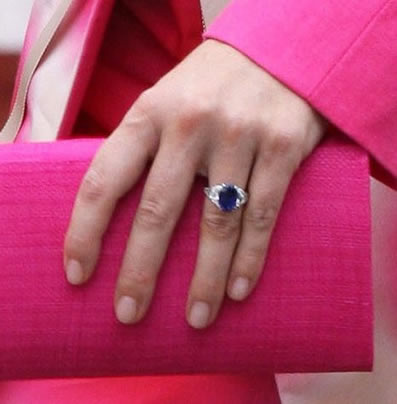 La nouvelle bague de la princesse Mathilde de Belgique