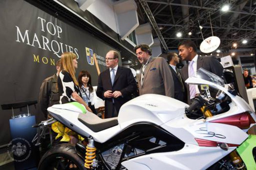 Albert de Monaco au salon « Top Marques »