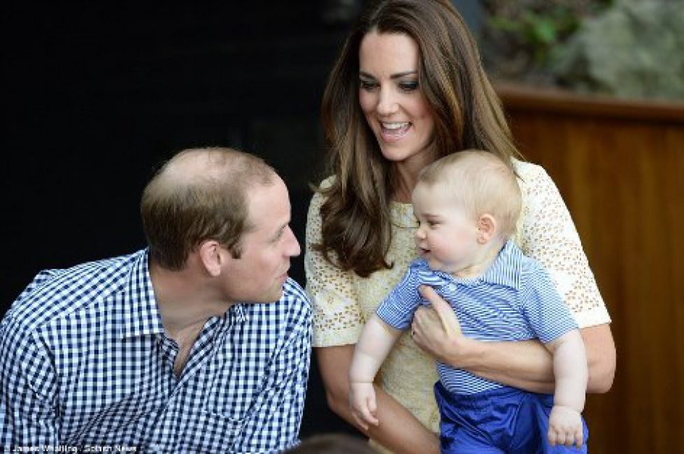 Le prince George de Cambridge au zoo de Sydney