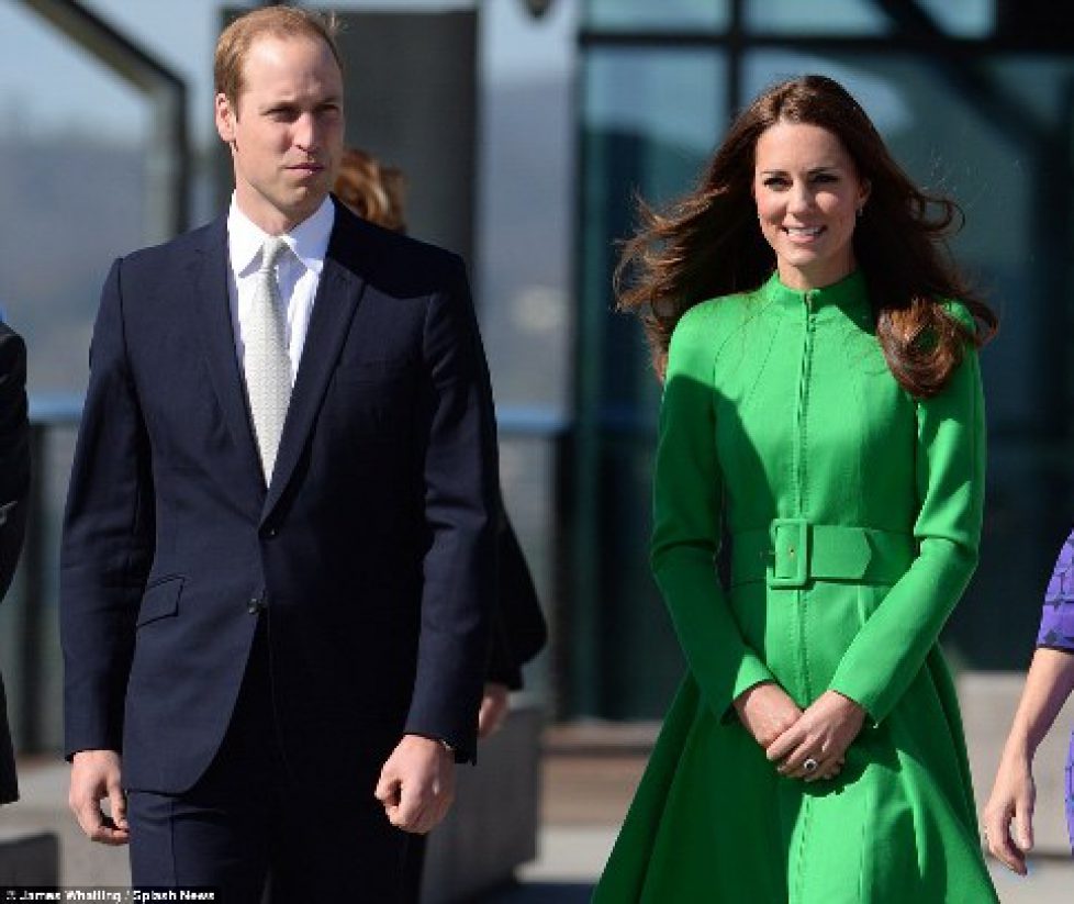 William et Catherine à Arromanches le 6 juin 2014