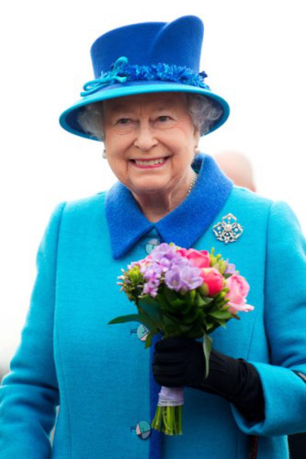 Elizabeth II en visite au Pays de Galles