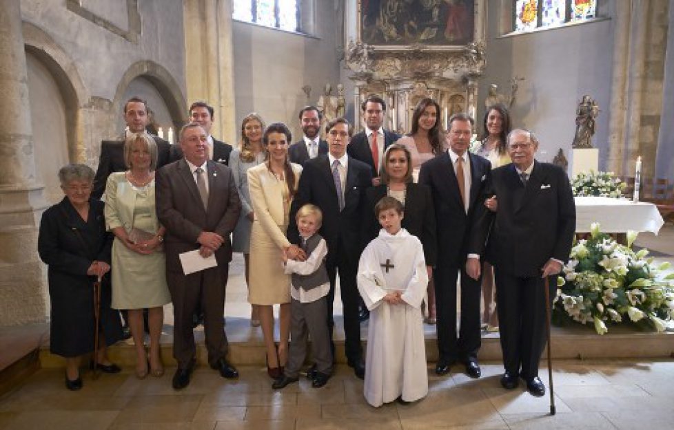 Communion du prince Gabriel de Luxembourg