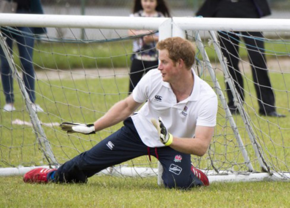 Le prince Harry dans le Suffolk