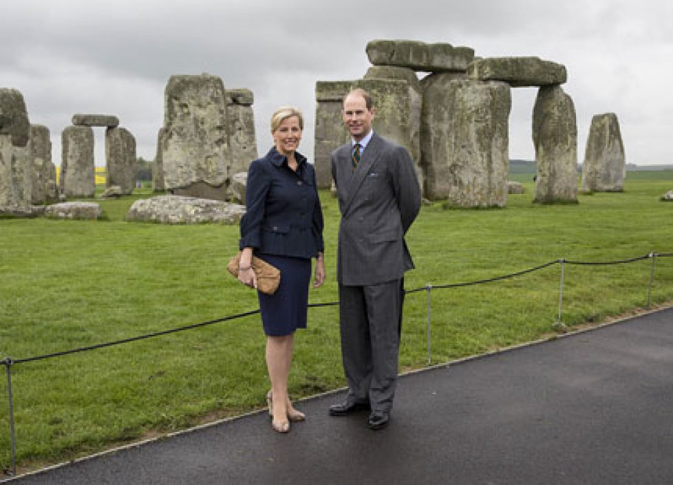 Le comte et la comtesse de Wessex à Stonehenge