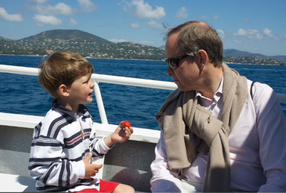 Le duc de Vendôme en famille à Saint Tropez