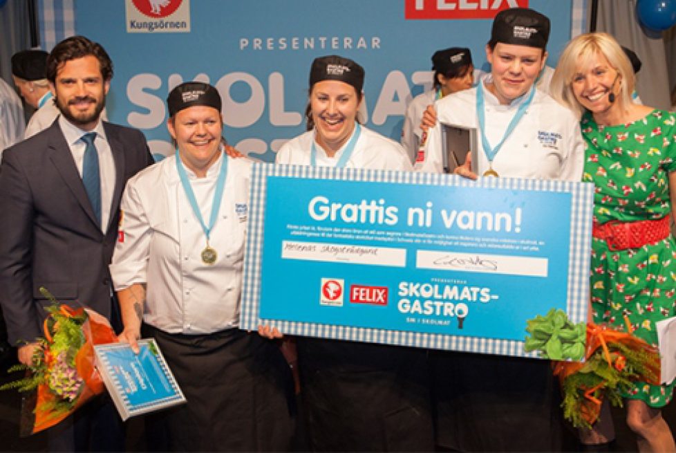 Carl Philip de Suède à un concours culinaire