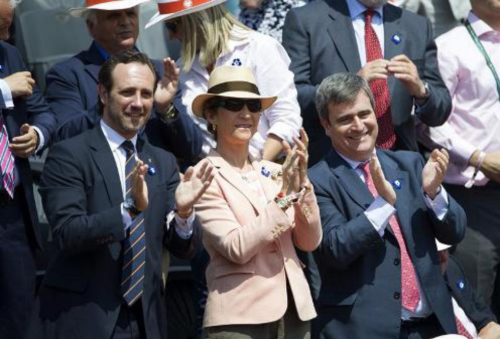 L’infante Elena à Roland-Garros