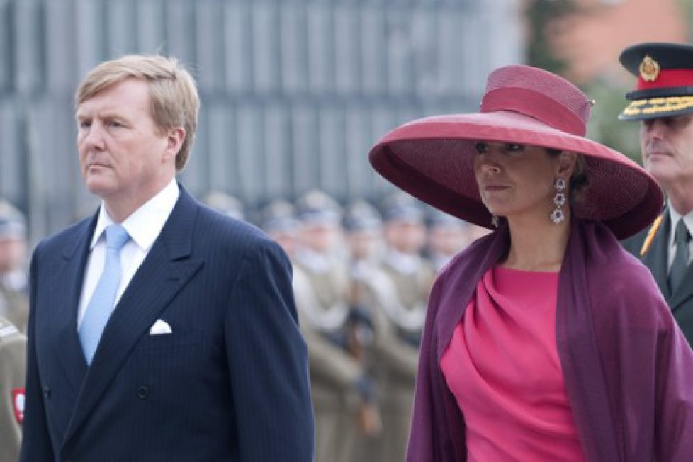 Le roi et la reine des Pays-Bas à Varsovie