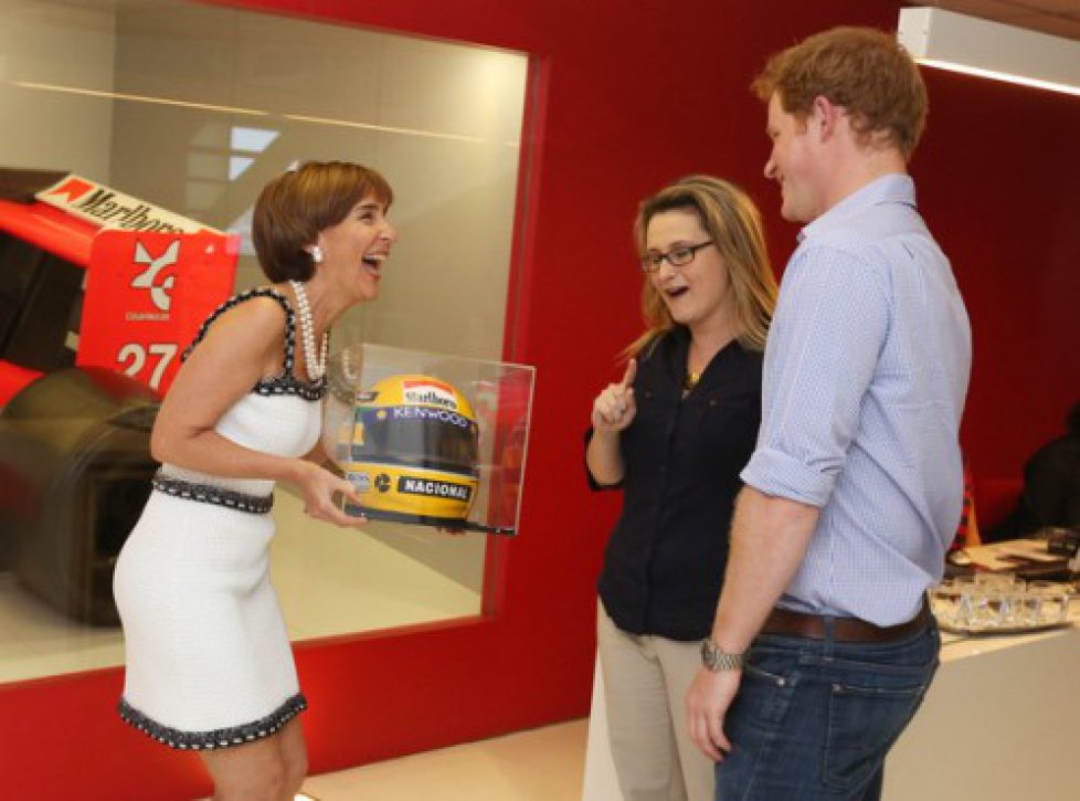 Le prince Harry à l’Institut Ayrton Senna