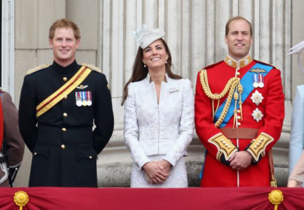 William, Kate et Harry au départ du Tour de Frane 2014