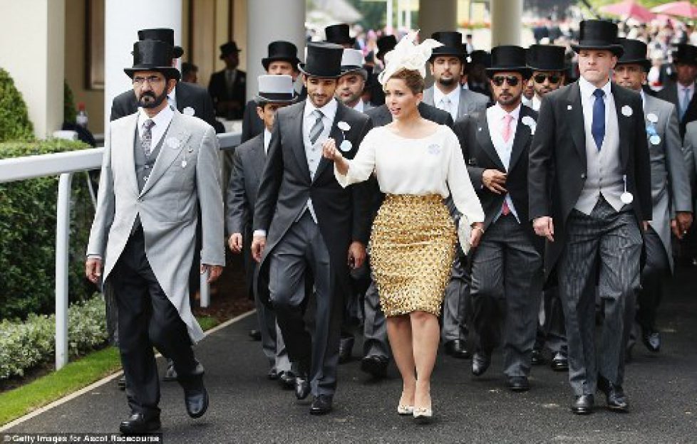 L’émir de Dubaï et la princesse Haya de Jordanie à Ascot