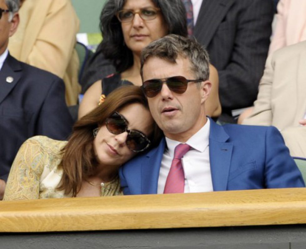 Frederik et Mary de Danemark à Wimbledon