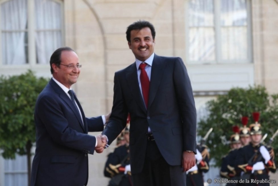 L’émir du Qatar à l’Elysée