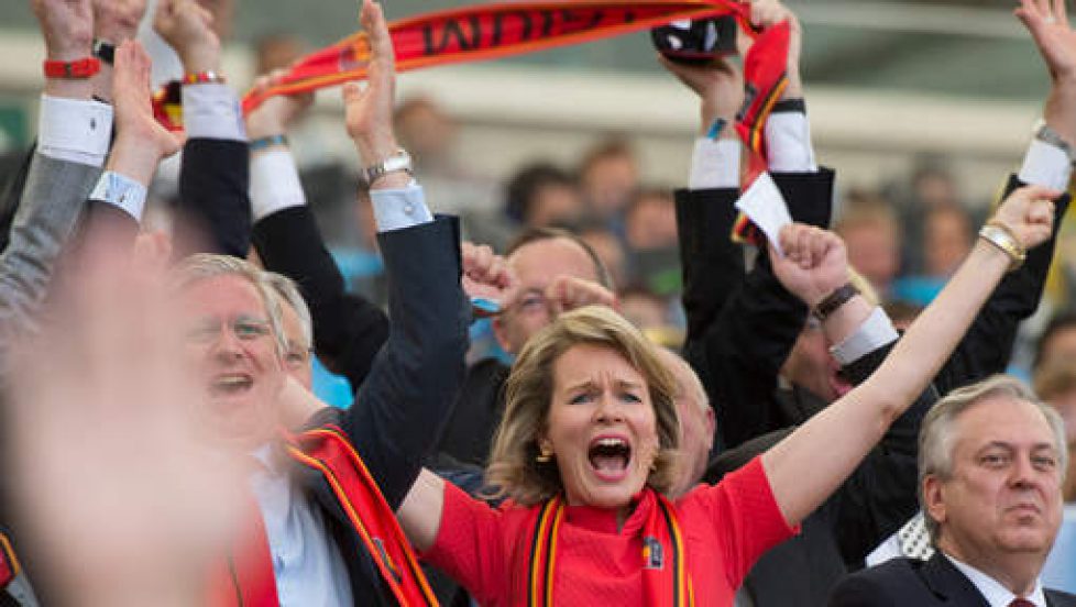 Les souverains belges assistent à la victoire des Diables rouges