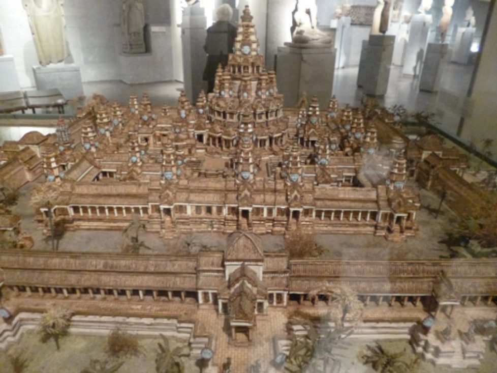 La maquette du temple d’Angkor