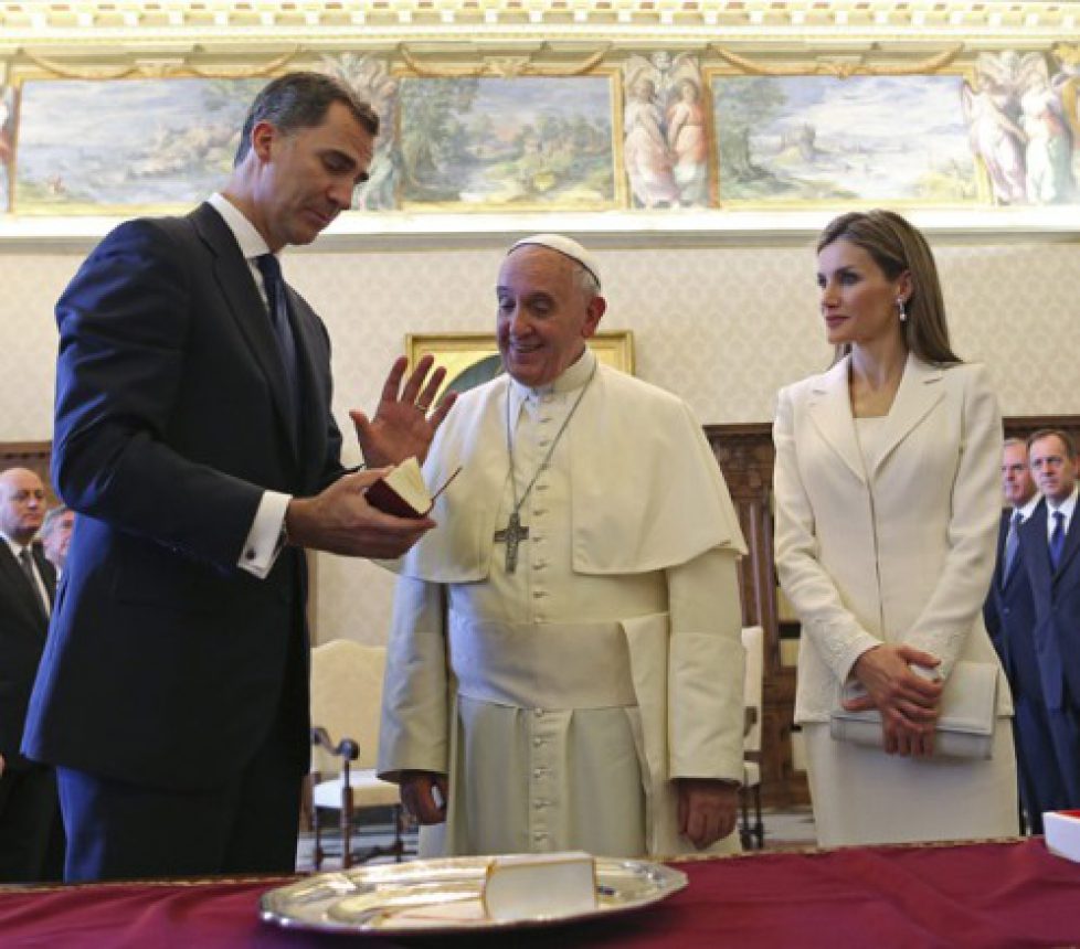 Le couple royal espagnol au Vatican