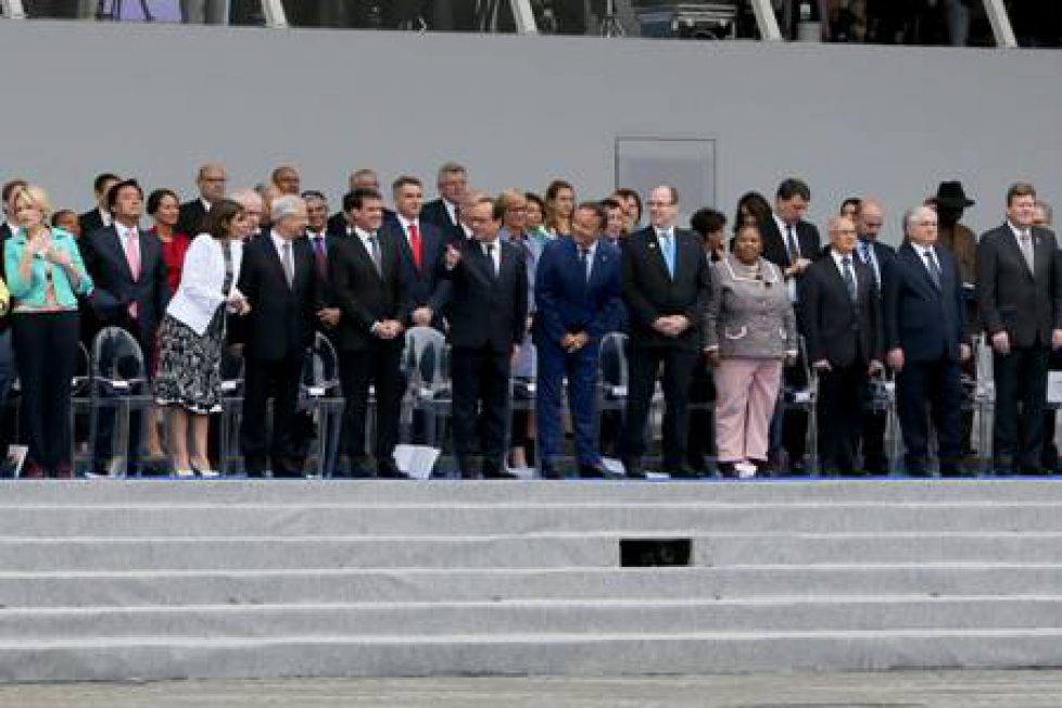 Le prince de Monaco au défilé du 14 juillet à Paris