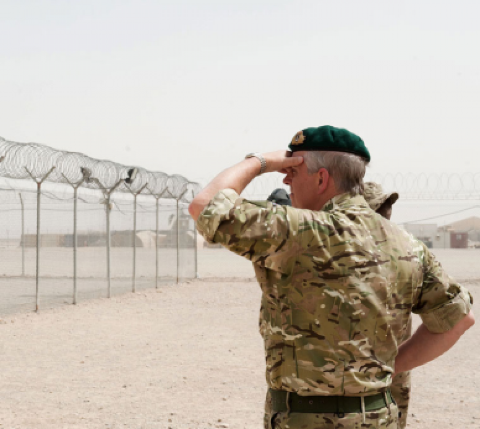Le prince Andrew en Afghanistan