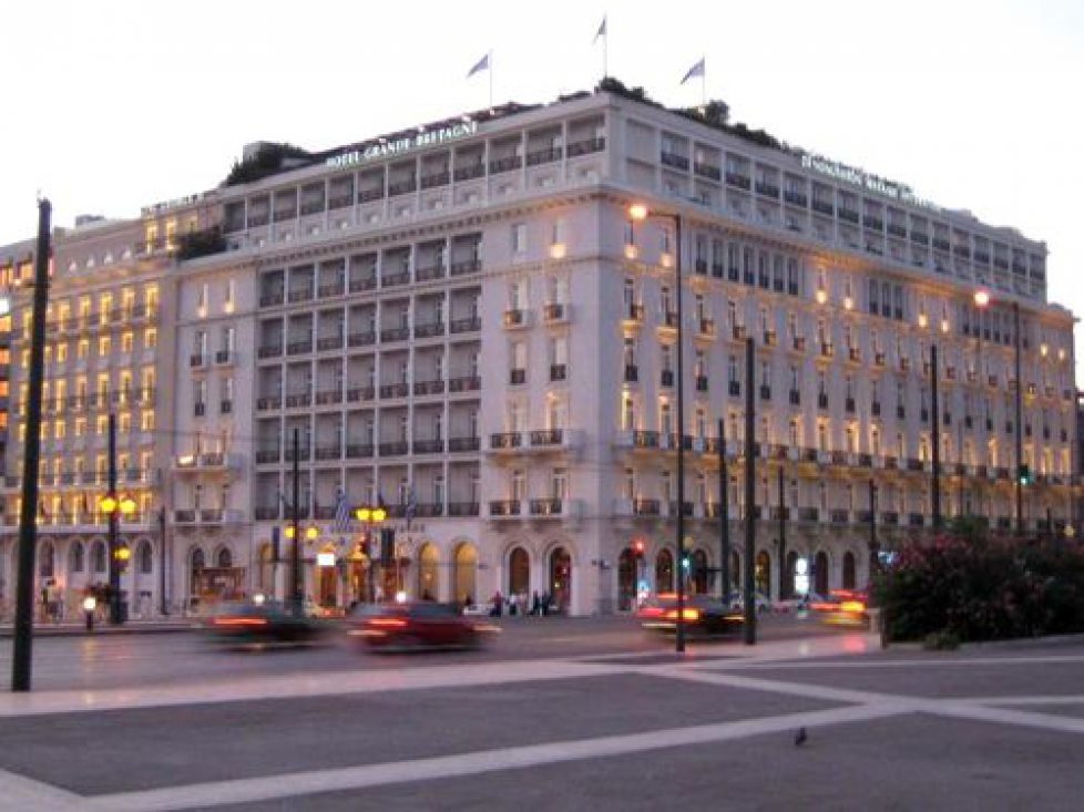 L’hôtel « Grande-Bretagne » à Athènes