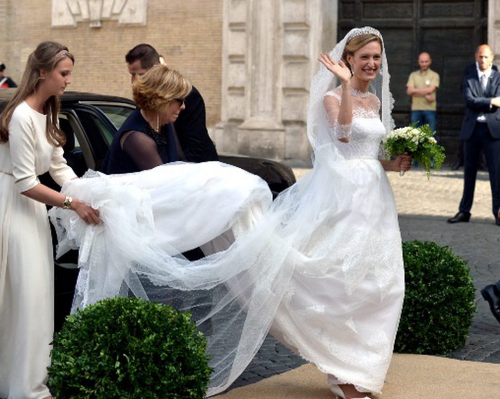 Elisabetta Rosboch von Wolkenstein : une mariée en Valentino