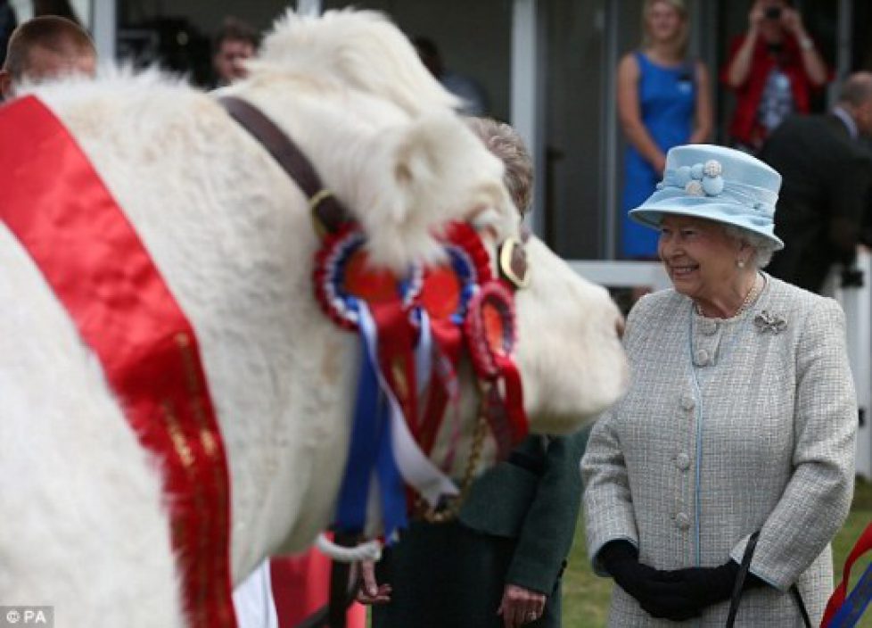 Elizabeth II au show agricole de Turiff