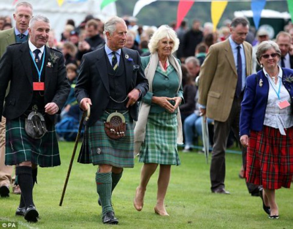 Charles et Camilla aux jeux de Ballanter