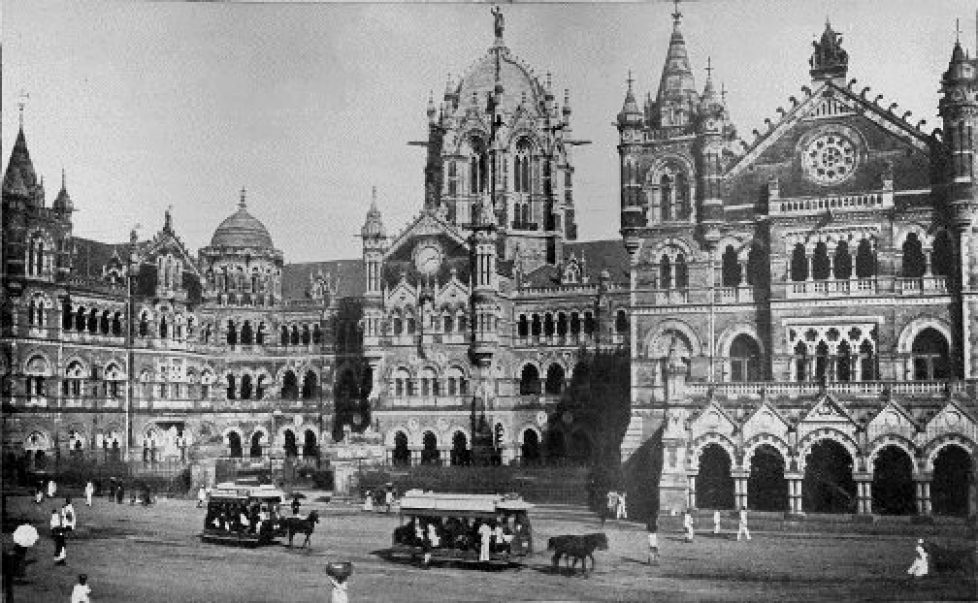 La gare Victoria Terminus de Bombay