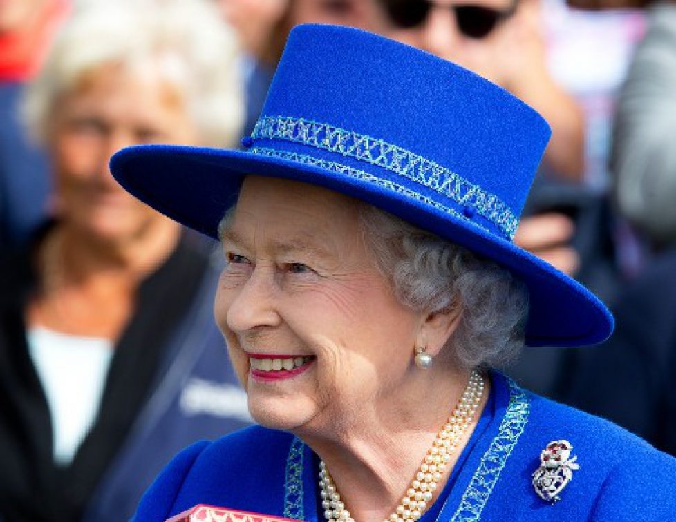 Elizabeth II : symphonie de bleus