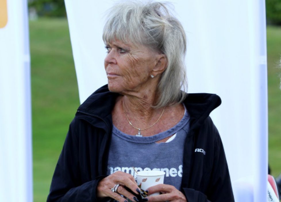 Birgitta de Suède à un tournoi de golf