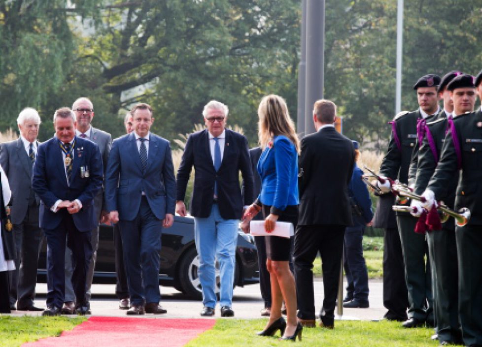 Le prince Laurent de Belgique aux 70 ans de la libération d’Anvers