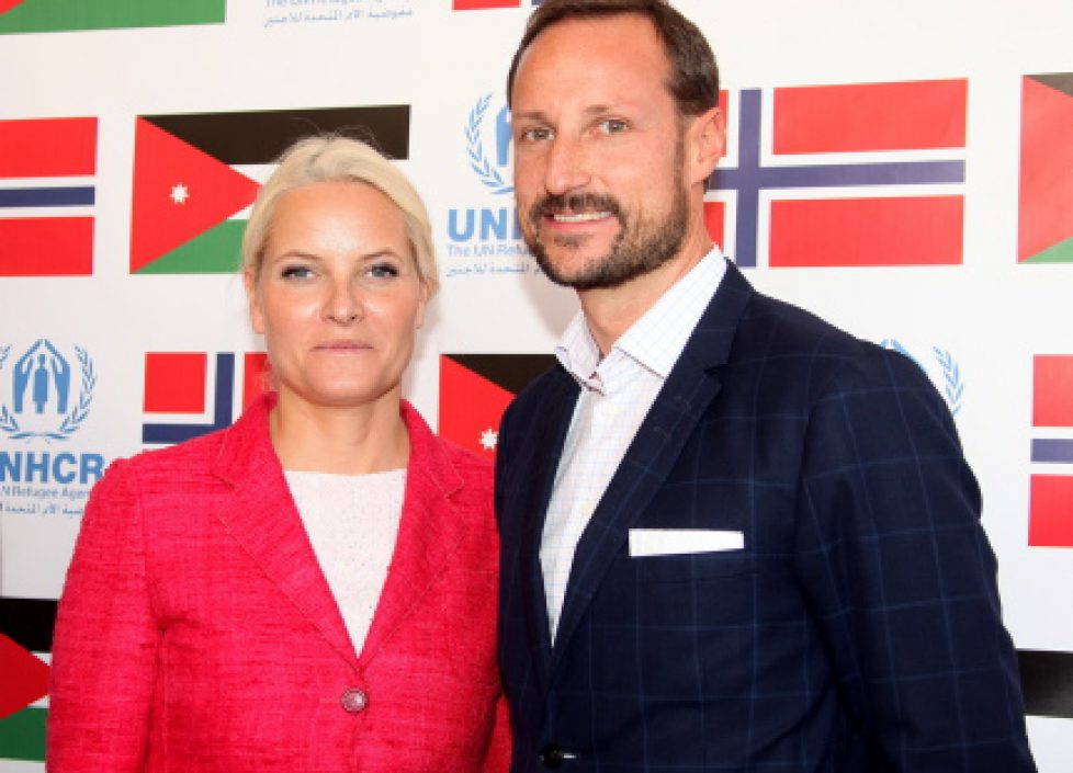 Crown Prince Haakon and Crown Princess Mette-Marit visit Jordan