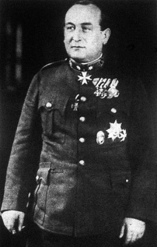 Gömbos, chef des fascistes hongrois