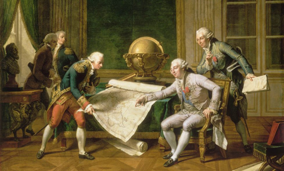 Louis-XVI-donnant-ses-instructions-au-capitaine-de-vaisseau-La-Perouse-a-RMN-Chateau-de-Versailles-Gerard-Blot