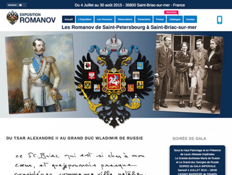 Exposition Romanov 2015 - Saint Briac - Accueil Exposition Romanov 2015 - Saint Briac - Accueil