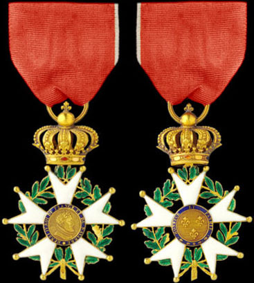 Les premie¦Çres croix de l'Ordre royal de la Le¦ügion d'Honneur en 1814