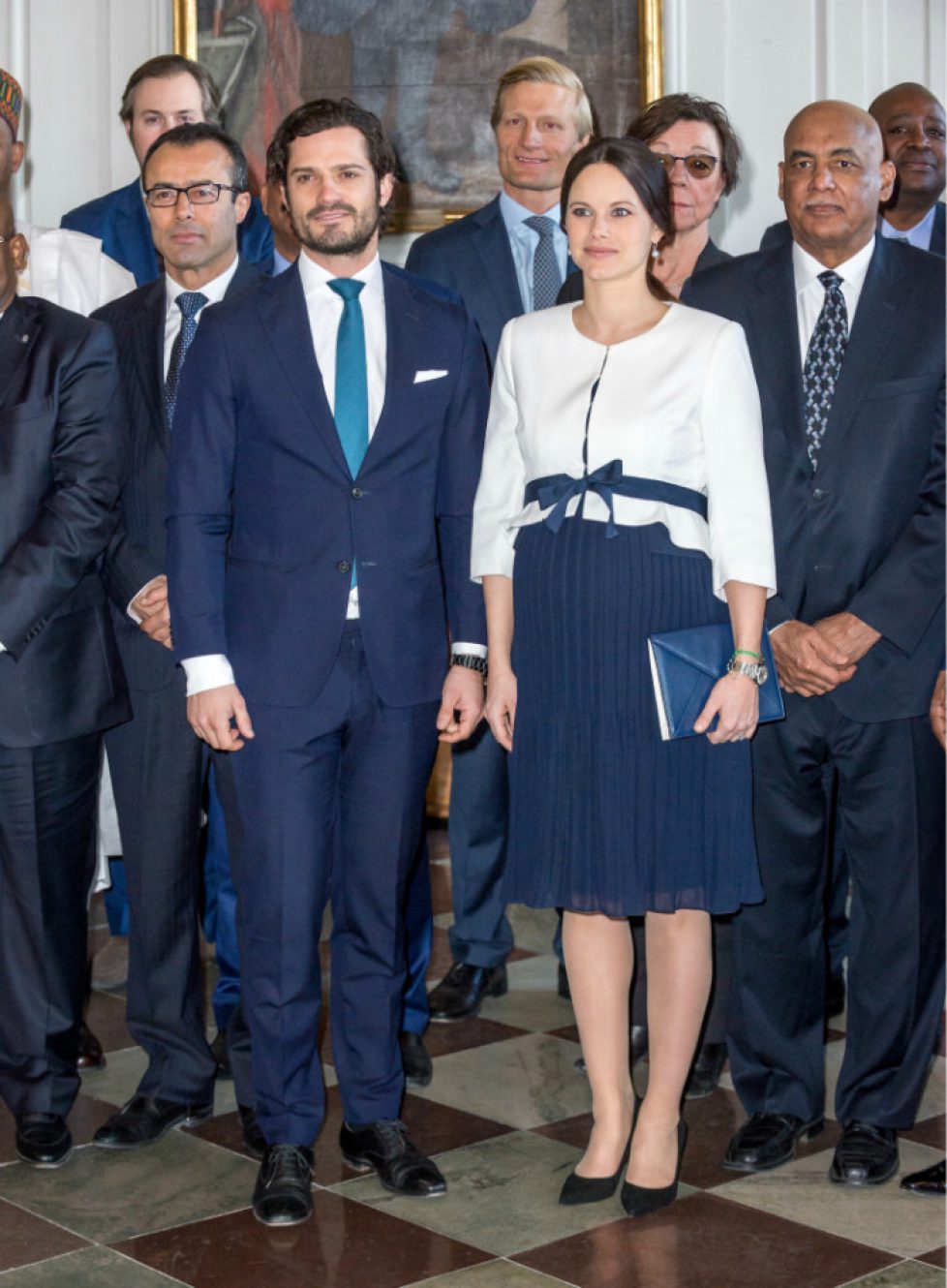 Carl Philip et Sofia de Suède : audience au Palais royal