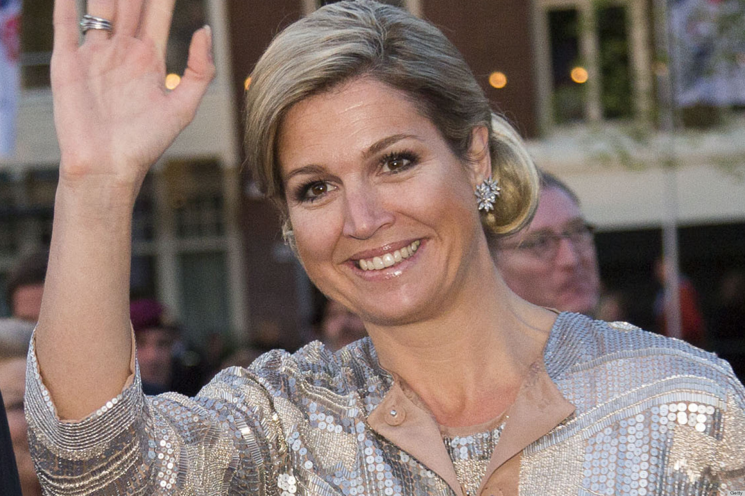 AMSTERDAM, NETHERLANDS - MAY 5: King Willem-Alexander of The Netherlands and Queen Maxima of The Netherlands attend the Freedom Concert on May 5, 2013 in Amsterdam Netherlands.(Photo by Michel Porro/Getty Images)