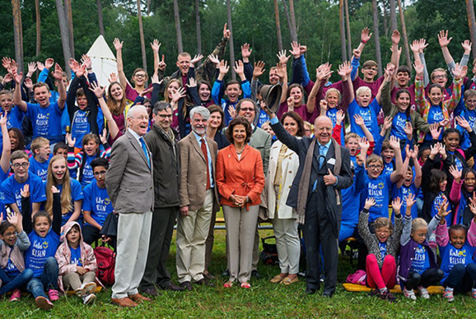 Queen Silvia of Sweden at the Schloss Thurn adventure park