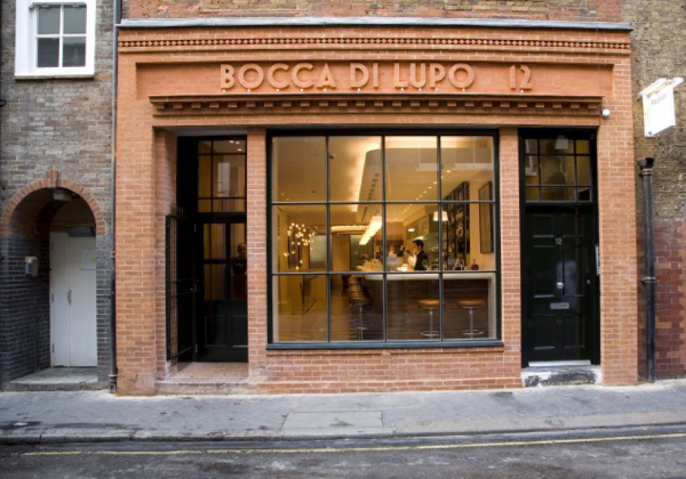 Restaurant « Bocca di Lupo » à Londres
