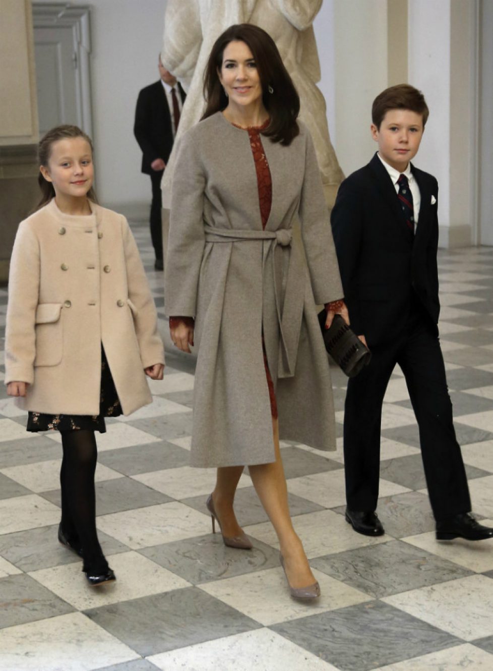 Christian et Isabella de Danemark à un acte officiel Christian et Isabella de Danemark à un acte officiel