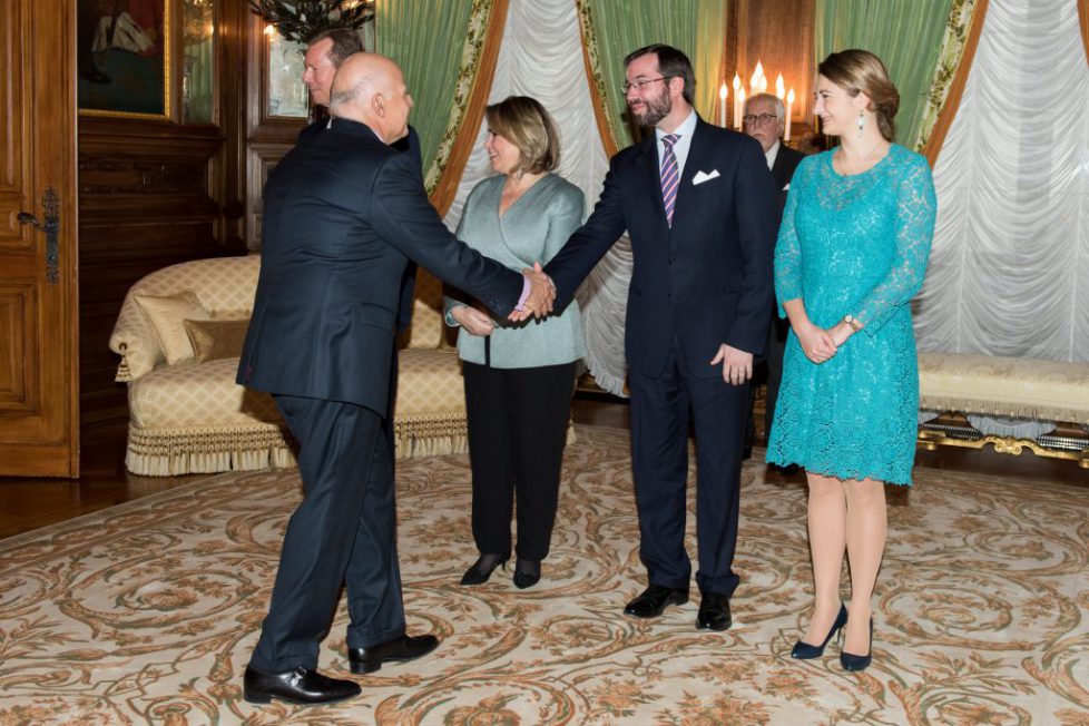 Corps Diplomatique résident à Luxembourg, les représentants des Institutions Européennes, membres de la Maison grand-ducale