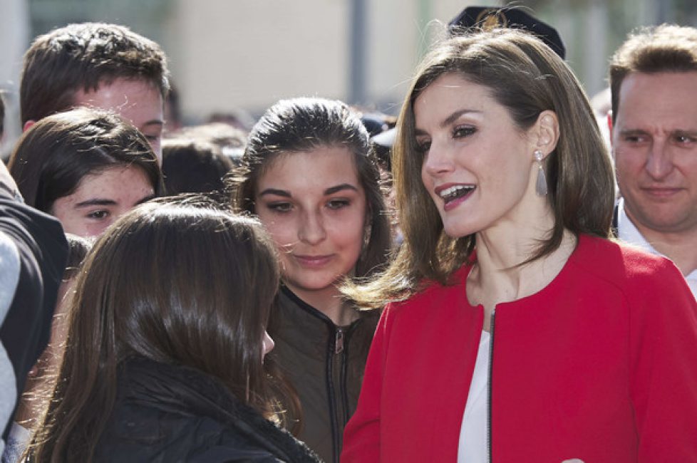 Queen+Letizia+Receives+Fundacion+princesa+Ybm4b6h6O20l