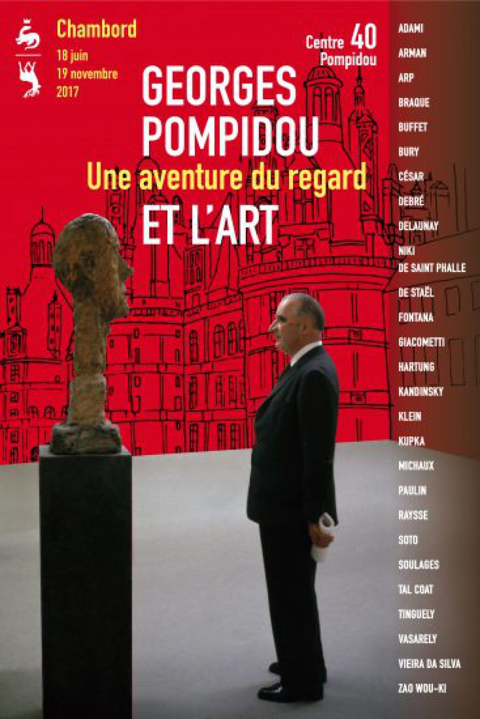 Exposition « Georges Pompidou. Une aventure du regard et l’art » à Chambord