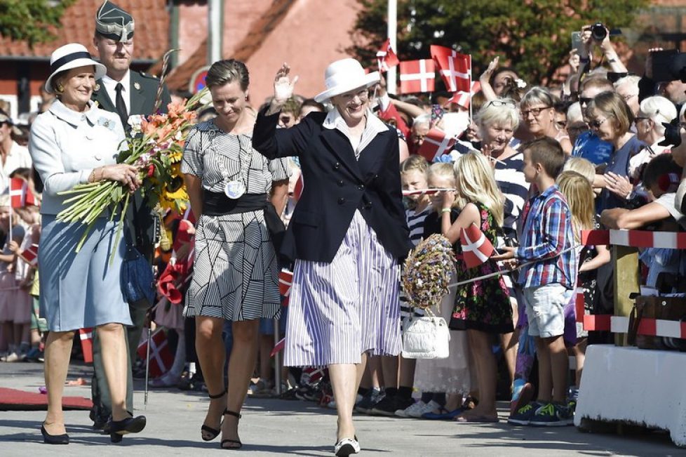 H.M. Dronningen besøger Bornholms i forbindelse med sommertogt med Kongeskibet Dannebrog, Dronningen