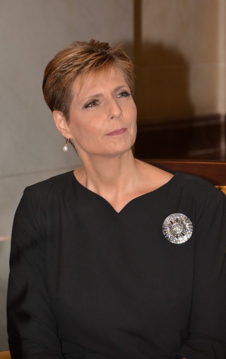 Marie de Roumanie à la présentation d’un ouvrage sur la monarchie