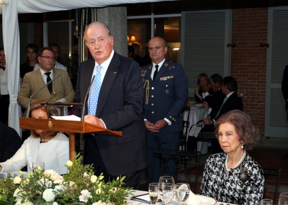 Su Majestad el Rey Don Juan Carlos durante su intervención