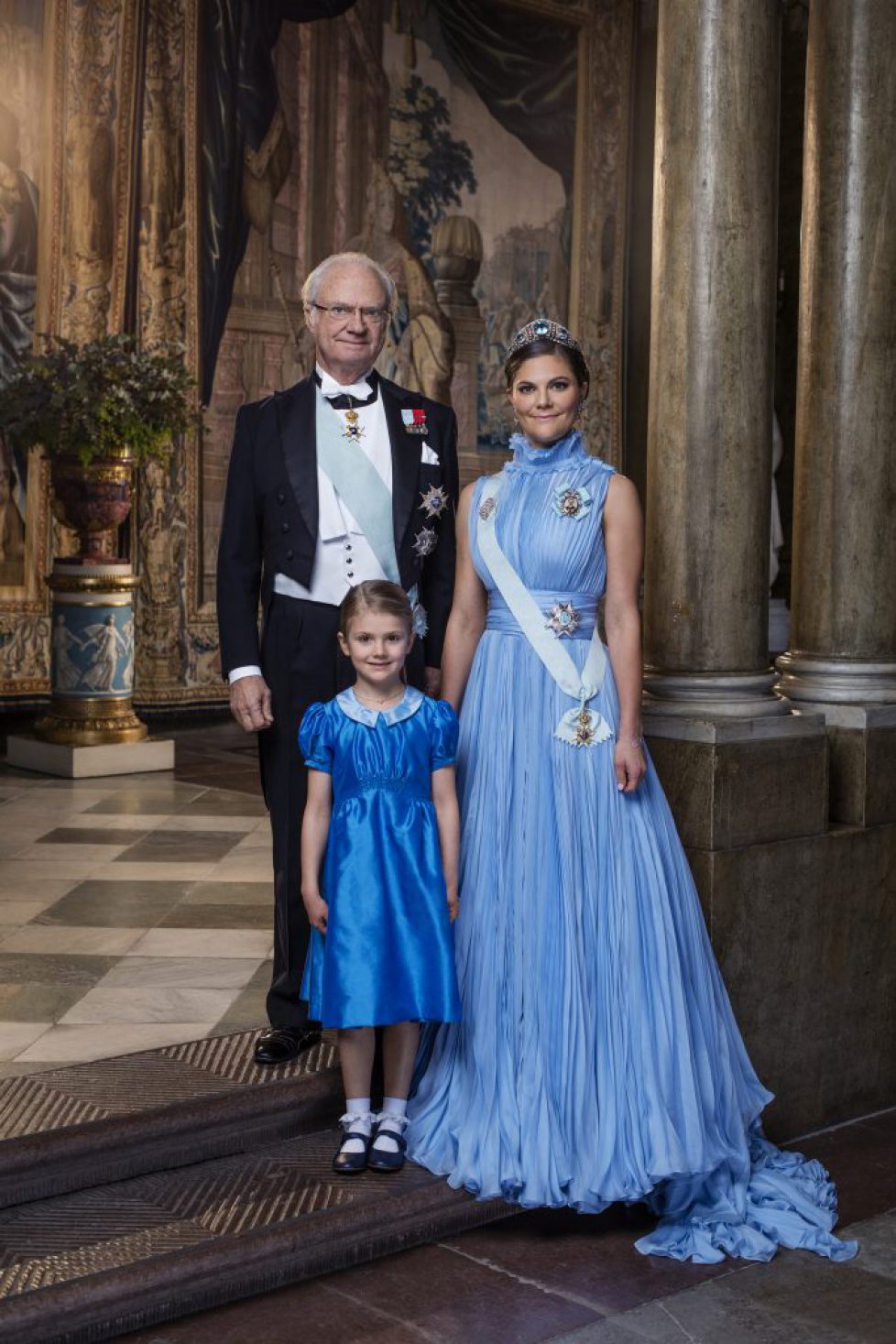 H.M. Konung Carl XVI Gustaf / HM King Carl XVI Gustaf / H.K.H. Kronprinsessan Victoria / HRH Crown Princess Victoria / H.K.H. Prinsessan Estelle / HRH Princess Estelle