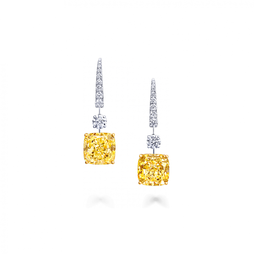 Classic-Graff-Cushion-Cut-yellow-and-white-diamond-earrings-GE25418-2000x2000-1