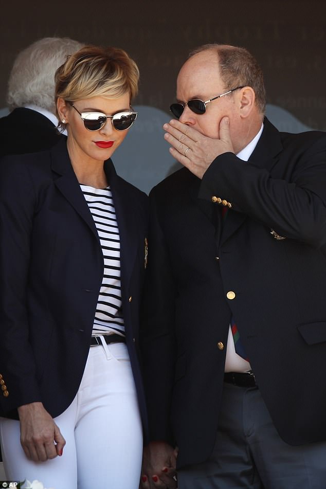 Charlene De Monaco . Albert et Charlène de Monaco à la finale des Monte Carlo ...