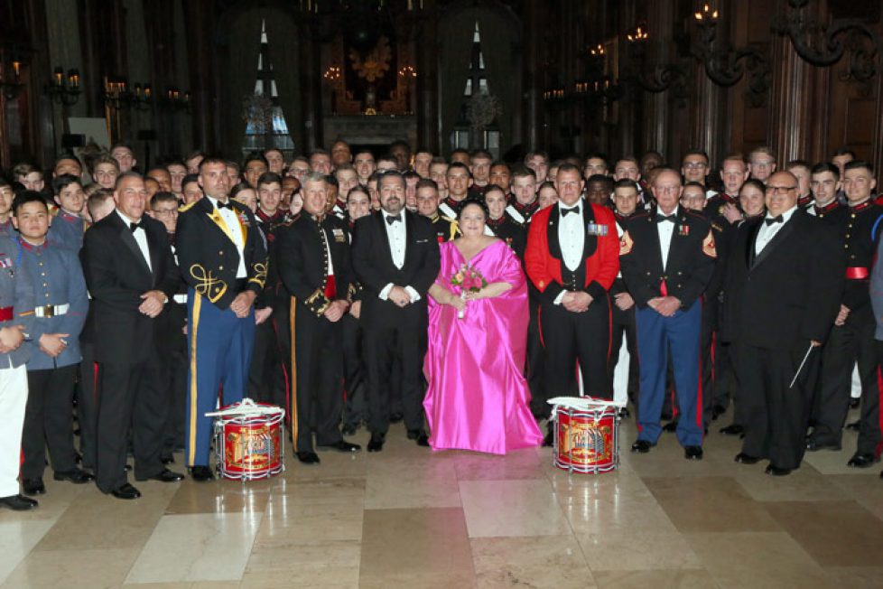 D31L4368-The-Valley-Forge-Military-Academy-&-College-with-Their-Imperial-Highnesses-The-Grand-Duchess-Maria-and-her-son-The-Grand-Duke-George-of-Russia